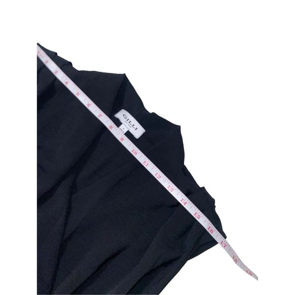 New Gilli Sleeveless Faux Wrap Top Small - Picture 11 of 13